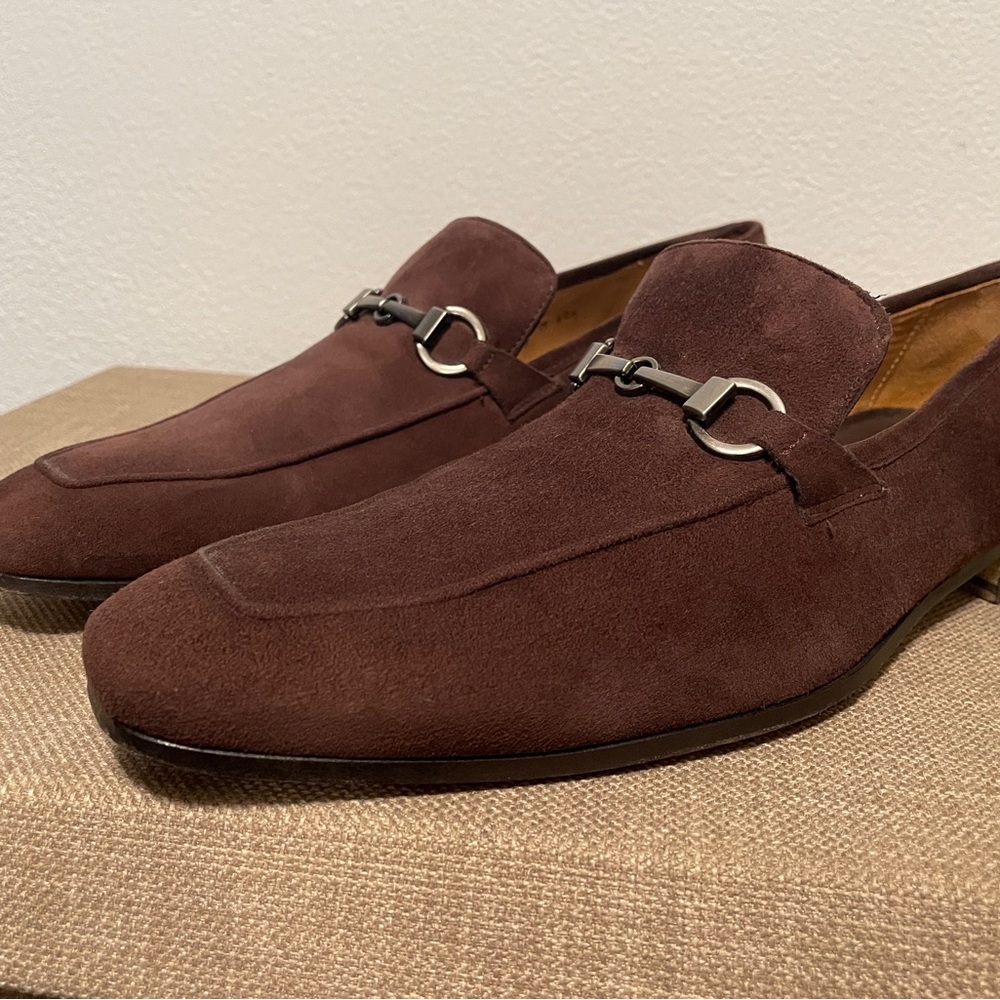Mezlan Brown Suede Men’s Loafer